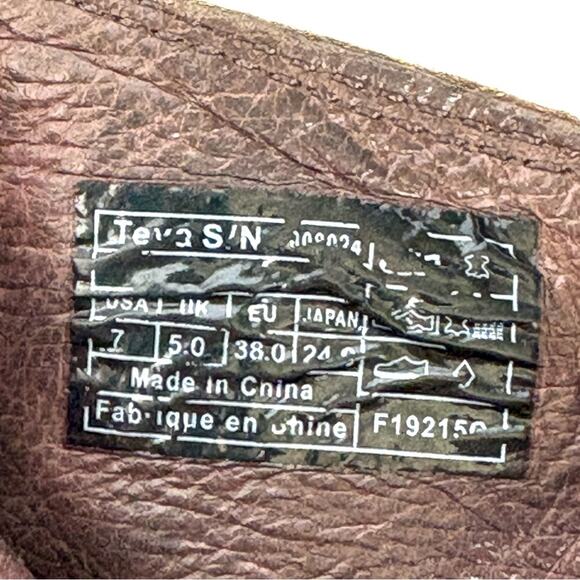 Teva Delavino Brown Suede Boot, Ankle Height, Zipper, Arch Support, Size 7 - Picture 7 of 7